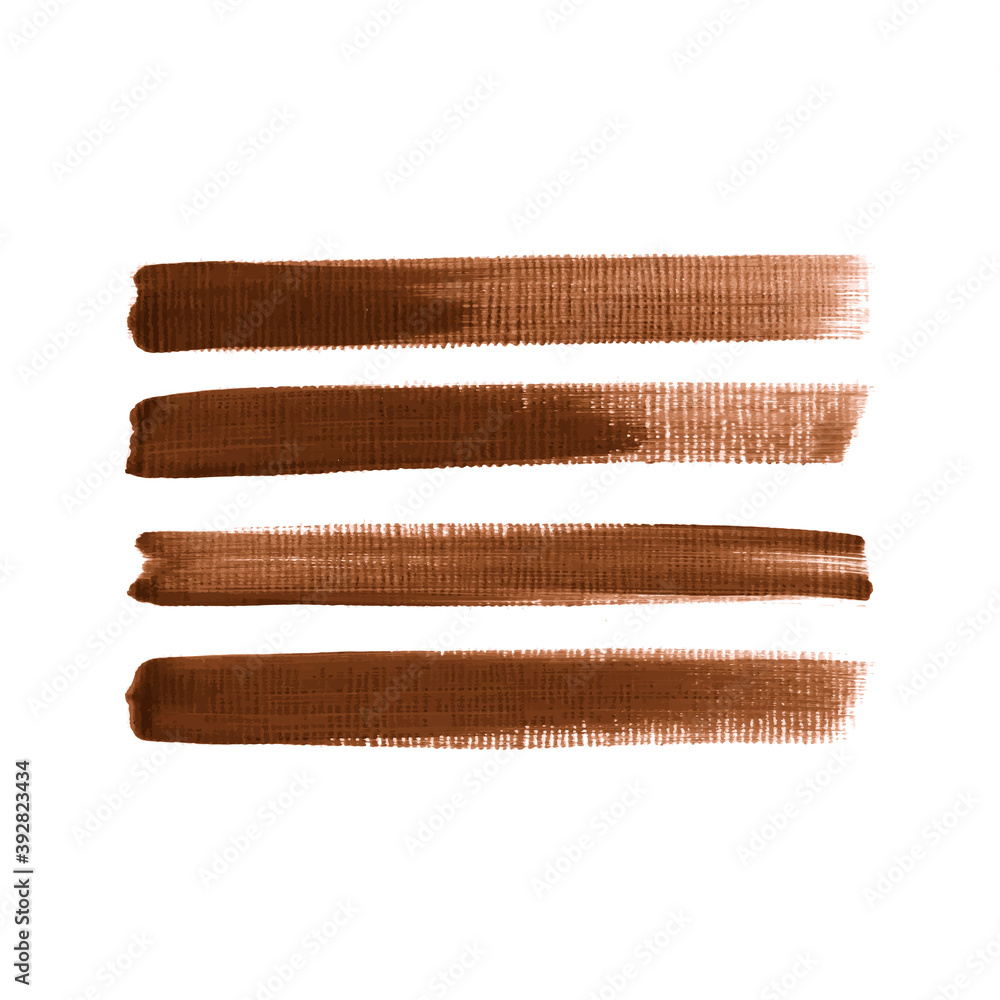 Art brush painted textured stripes set isolated vector background. Watercolor stroke set. Art brush painted textured stripes set isolated vector background. Watercolor stroke set.