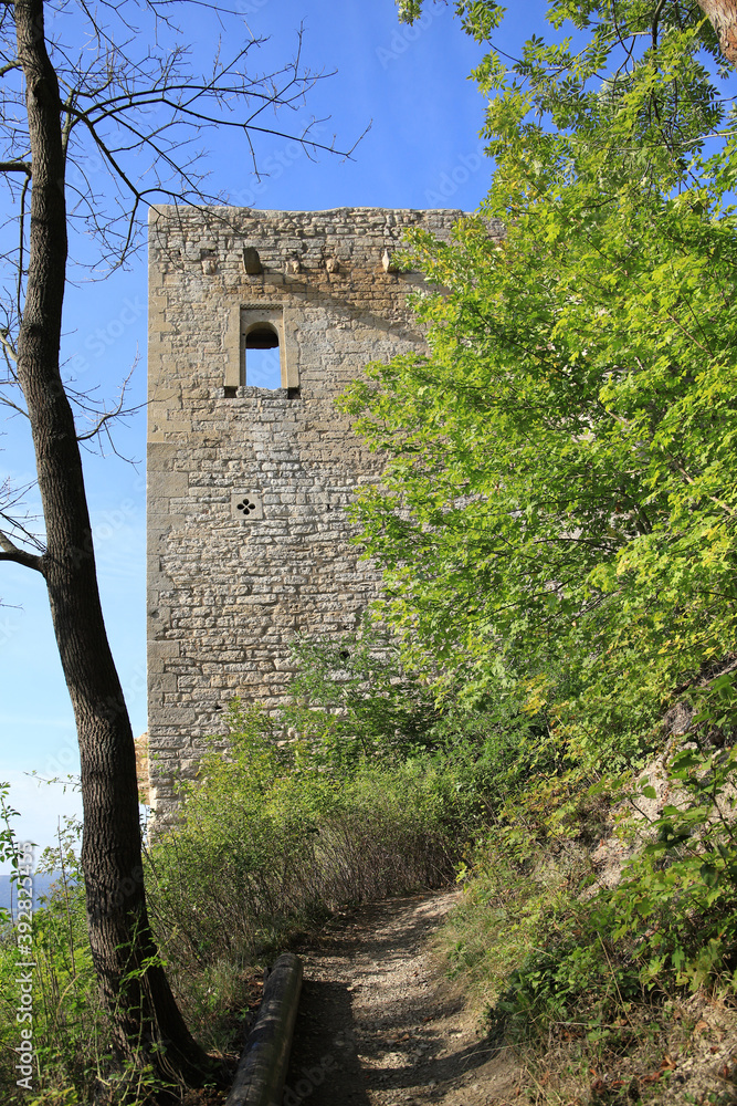 Lobdeburg castle ruins, Jena - Thuringia, Germany Lobdeburg castle ruins, Jena - Thuringia, Germany