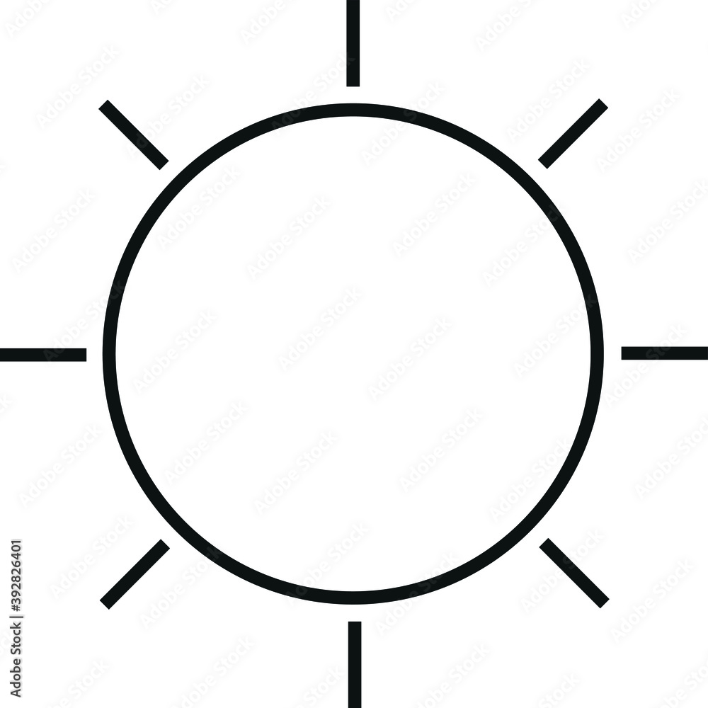 The sun vector symbolize different things.