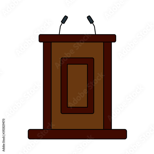 Witness Stand Icon
