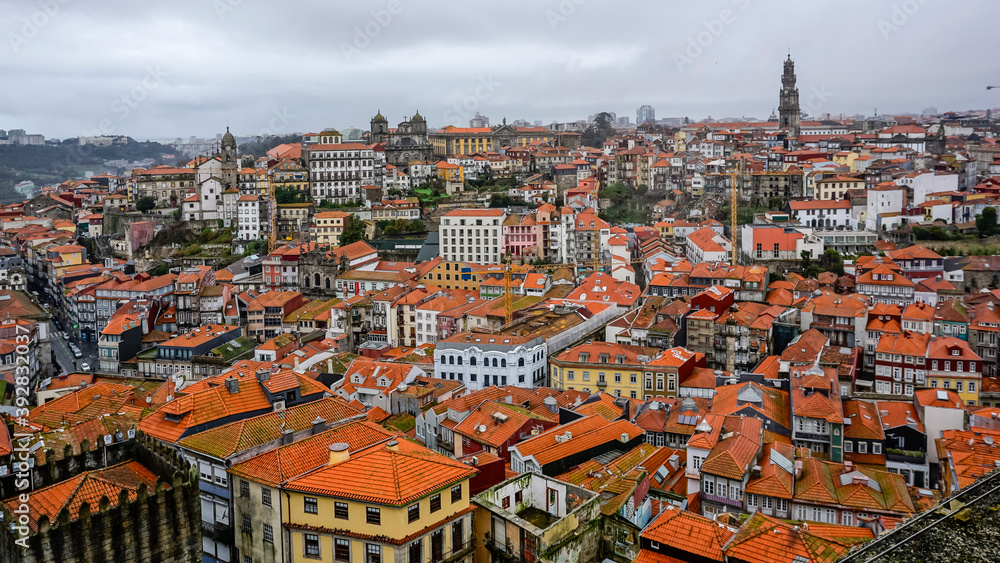 Obraz premium Detail of the city of Porto in Portugal
