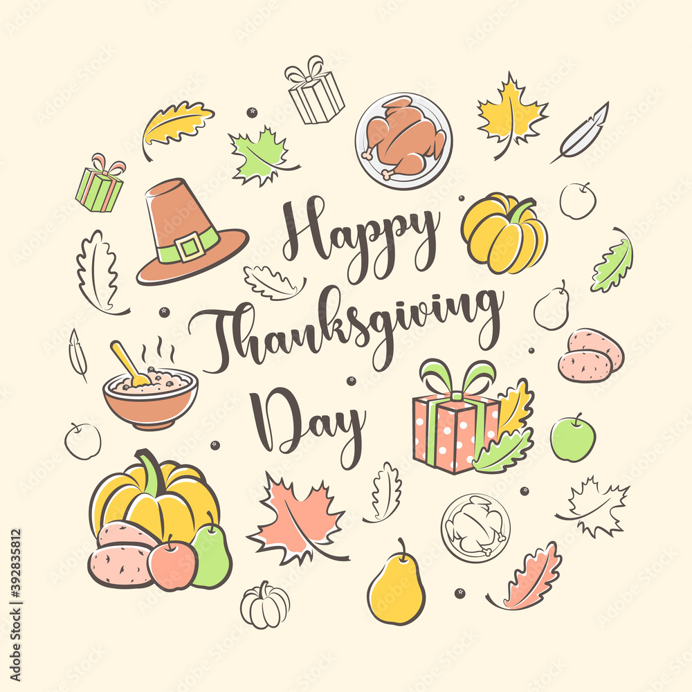 Thanksgiving illustration Thanksgiving illustration