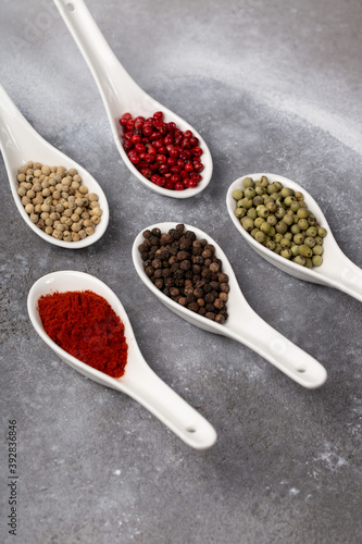 Four Seasons Pepper on beautiful textured background
