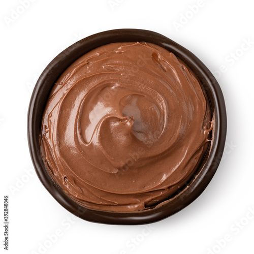 bowl with chocolate spread