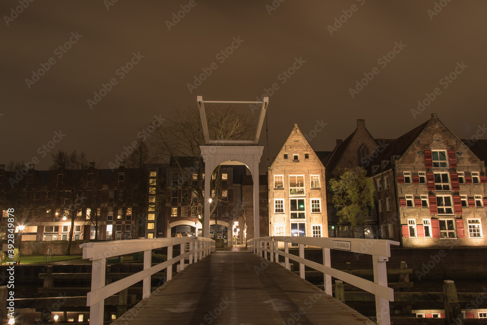 Zwolle Holland in the evening