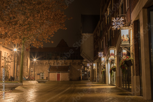 Zwolle inner city by night
