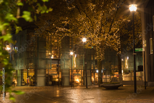 Zwolle inner city by night