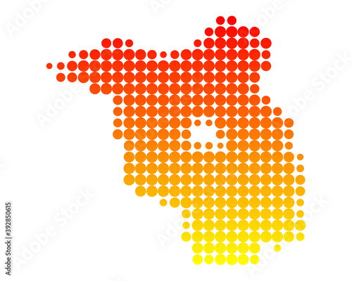 Karte von Brandenburg