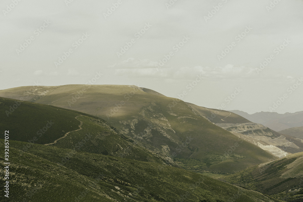 landscape with clouds
