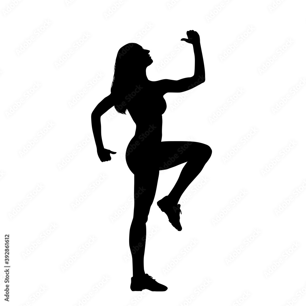  Silhouette Of Fitness Women