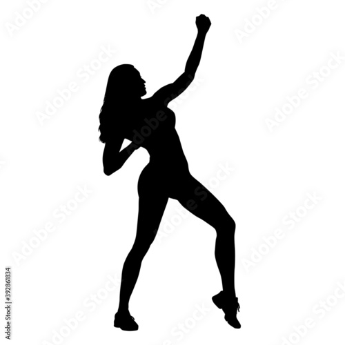  Silhouette Of Fitness Women