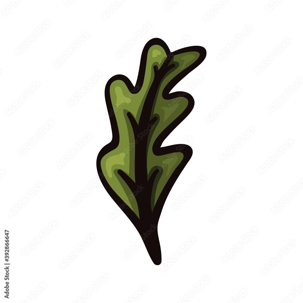 Leaf logo design on halloween celebration Leaf logo design on halloween celebration