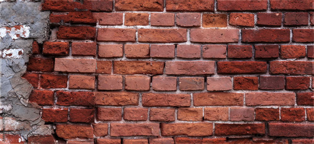 Fototapeta premium red brick wall