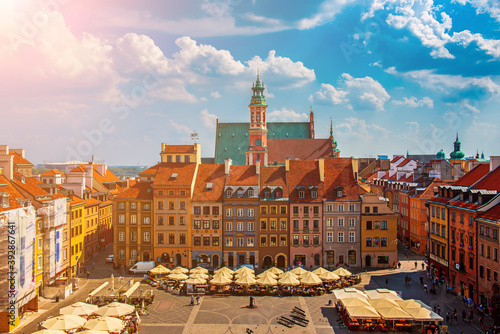 Market square in Warsaw