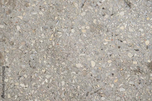 Stone texture background small stones in cement floor