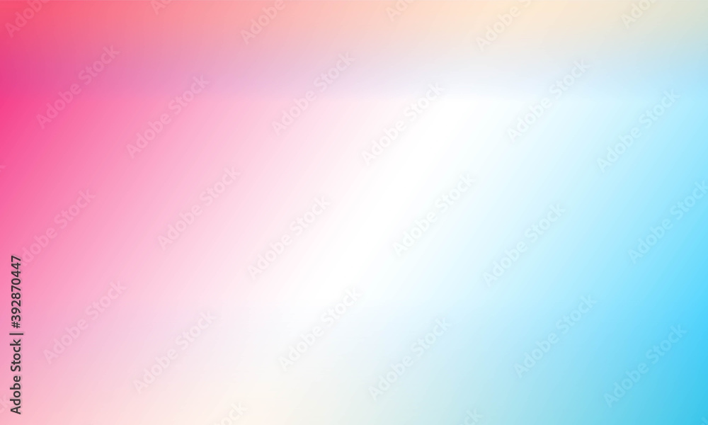 Blue and pink abstract blurred background holiday poster design.