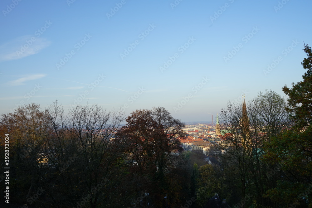 Fototapeta premium Bielefeld,Bielefeld a old The Sparrenburg (actually: Sparrenberg Castle and Fortress, formerly also Sparenburg) is a restored fortress in Bielefeld's Mitte district. 