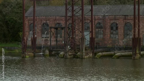 The old pump house at Holwell reservoir near Melton Mowbray in the English county of Leicestershire. photo