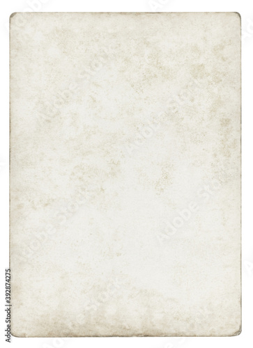 Vintage paper background isolated - (clipping path included)	