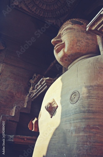 Gopachal parvat rock cut Jain monuments in gwalior,madhya pradesh photo