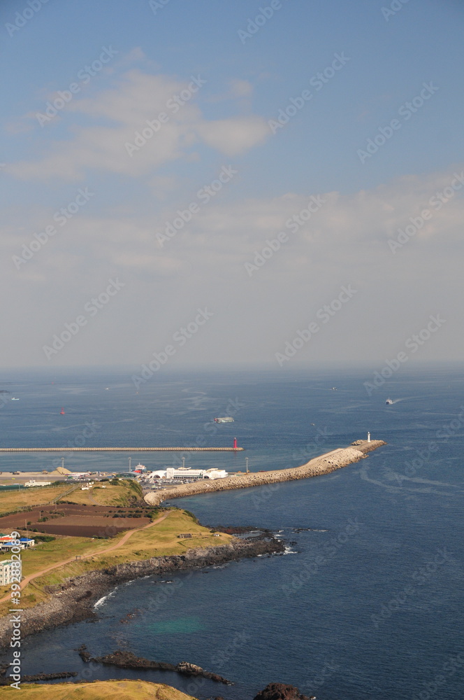 The sea of Jeju Island, Korea