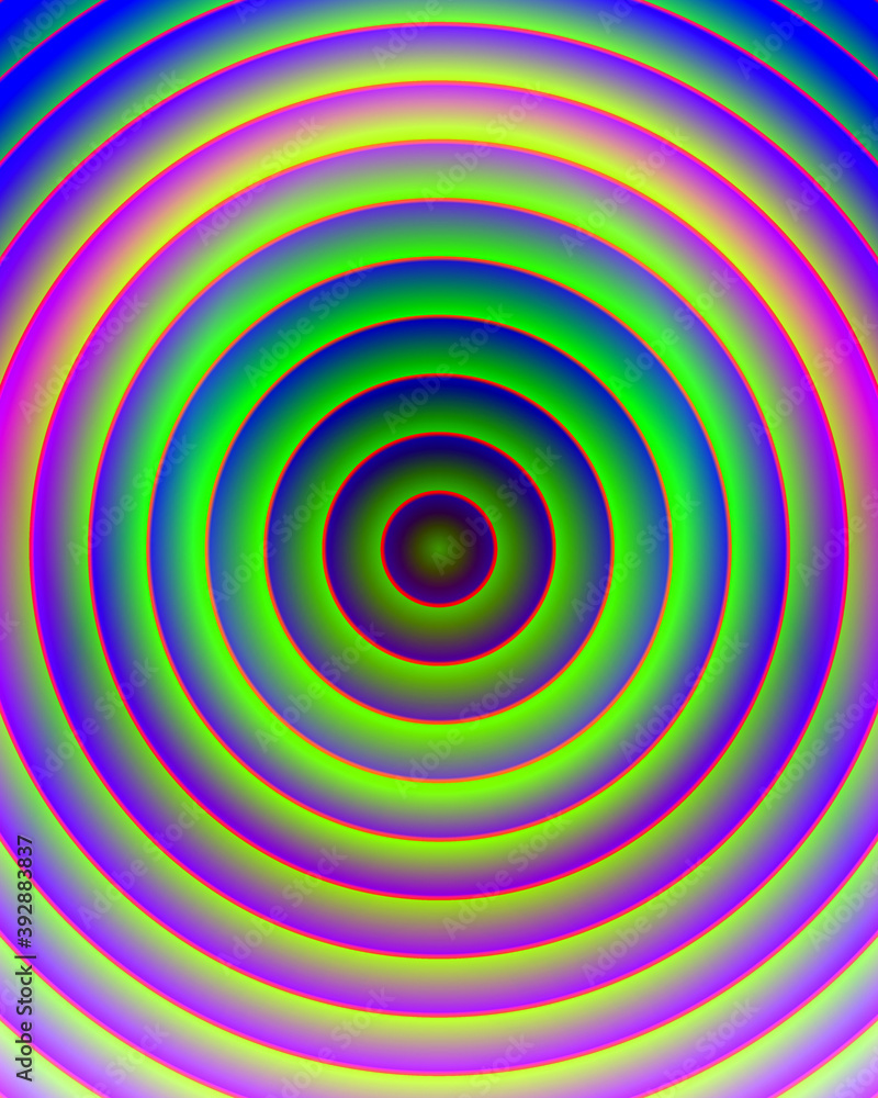Rainbow circular design, hypnotic lines, abstract background with spiral Rainbow circular design, hypnotic lines, abstract background with spiral