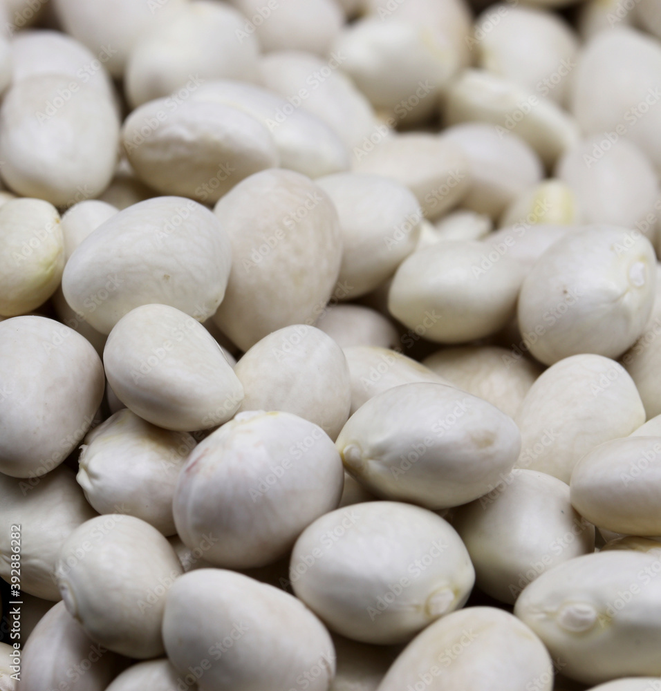 close-up organic dried beans background close-up organic dried beans background