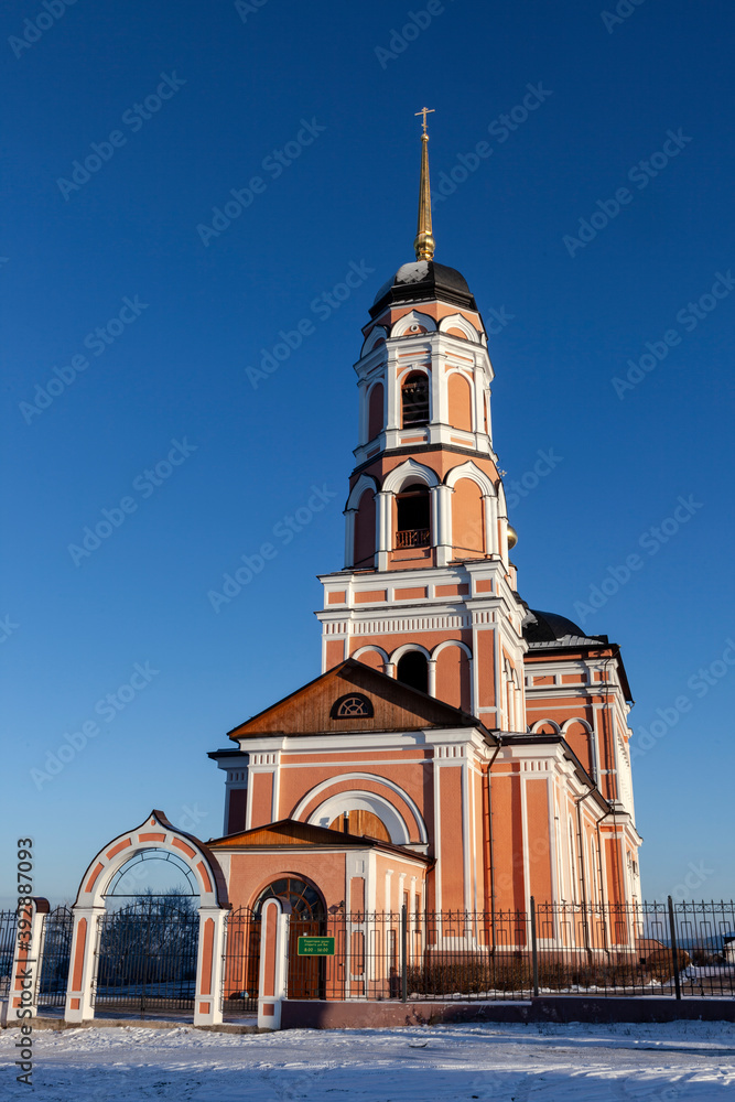 Fototapeta premium Church of the Holy Trinity in the Lower Mullahs