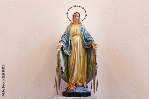 Statue of the image of Our Lady of Graces - Nossa Senhora das Gracas photo