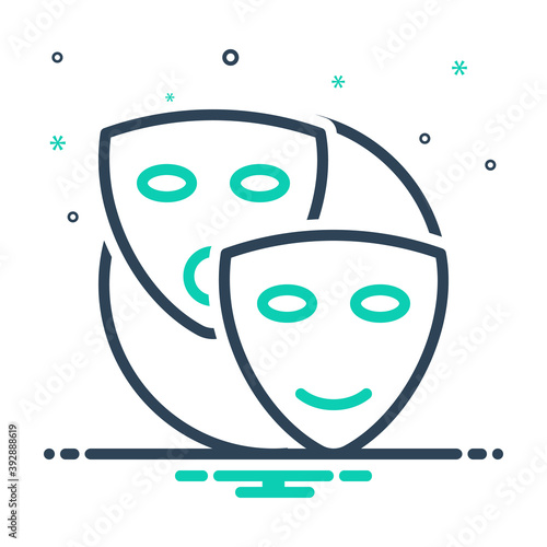 Mix icon for pretend