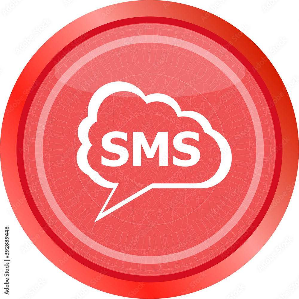 sms glossy web icon isolated on white background sms glossy web icon isolated on white background