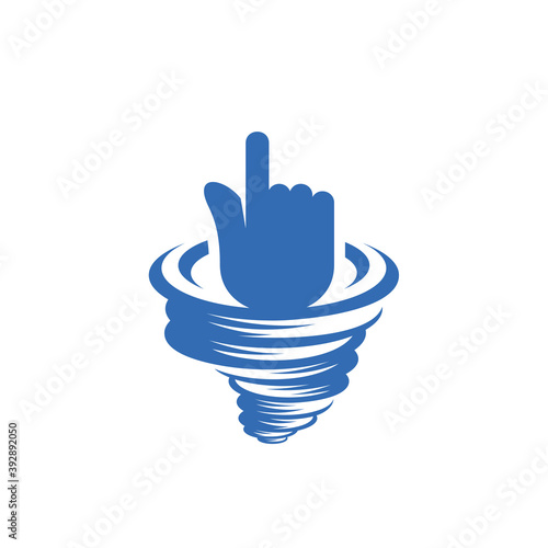 Tornado logo vector template, Creative Tornado logo design concepts, Illustration, Icon symbol
