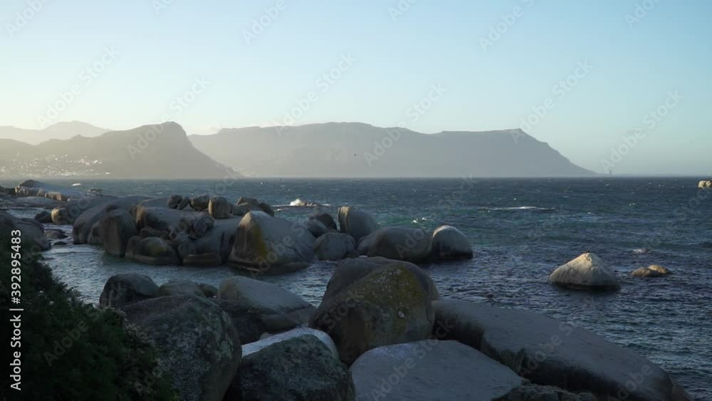 Cape Town Boulders Beach at Cape Point During Autumn Cape Town Boulders Beach at Cape Point During Autumn