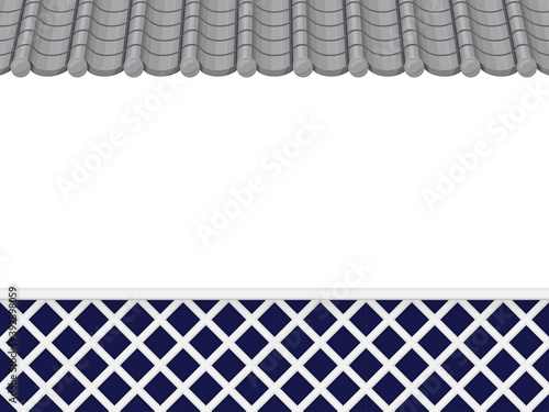 なまこ壁と瓦屋根の塀のフレーム素材 和風イラスト Stock Vector Adobe Stock なまこ壁と瓦屋根の塀のフレーム素材 和風イラスト Stock Vector Adobe Stock