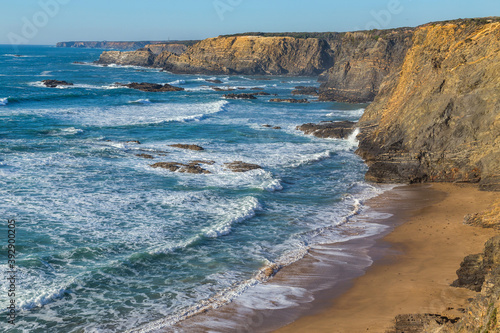 Atlantic isolated beach