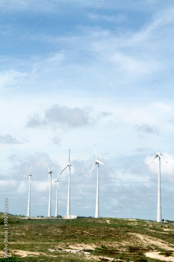 Projeto Eólico, RN 15, Rio do Fogo, Rio Grande do Norte, Brazil