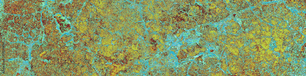 Azure Rough Template. Colorful Old Wood. Green Azure Rough Template. Colorful Old Wood. Green