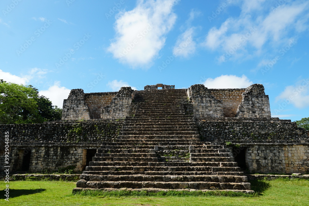 ek balam, archeology, pyramid, unesco, yucatan