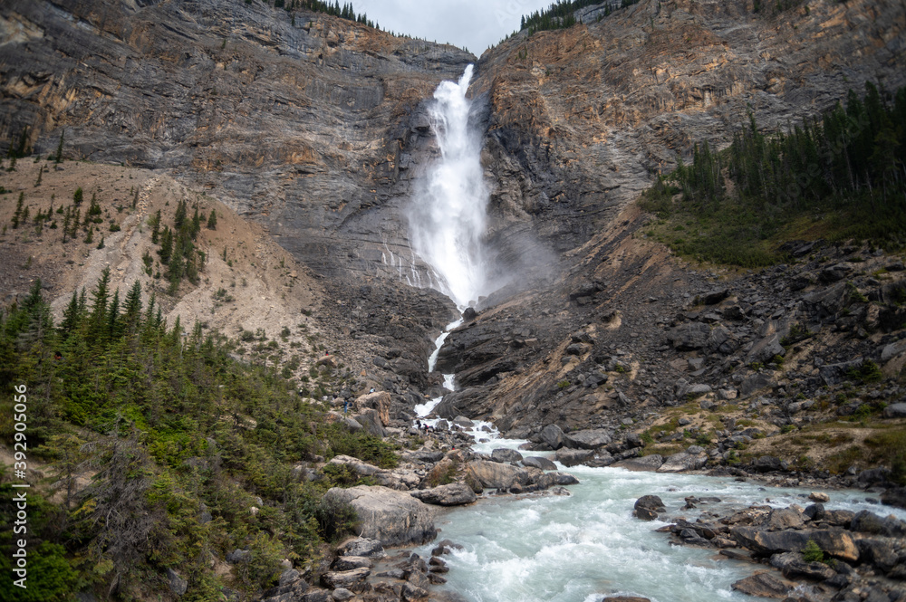 Beautiful Takakkaw falls in Canada Beautiful Takakkaw falls in Canada