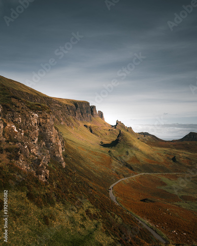 Scotland highland nature photography landscape rural countryside autumn orange mountains
