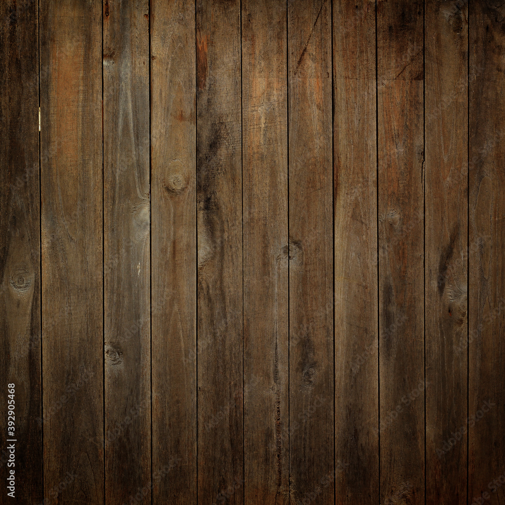 Naklejka premium Wood texture background, wood planks or wood wall