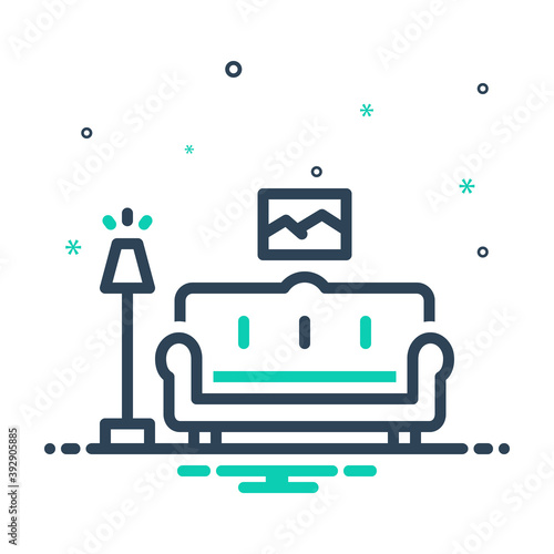 Mix icon for couch