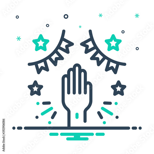 Mix icon for involve