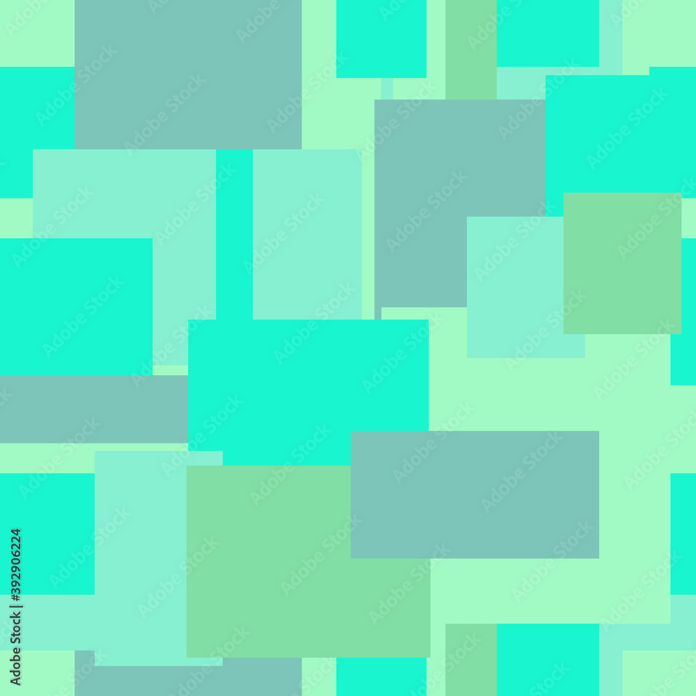 Seamless pattern with different squares
