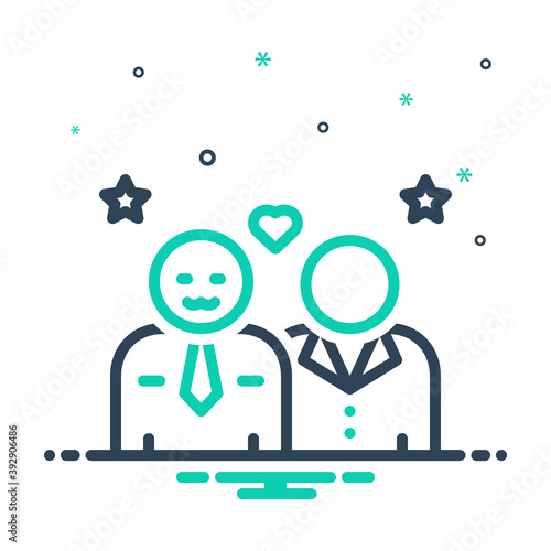 Mix icon for respect