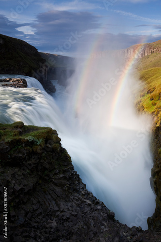 Gullfoss Waterfall  Iceland