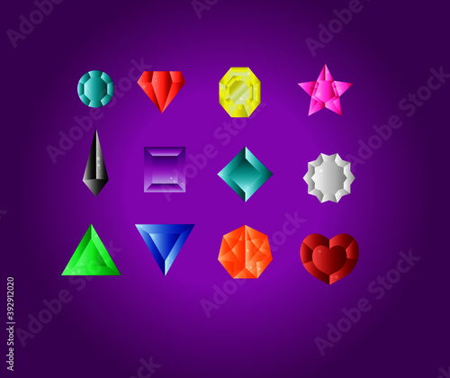 set of gems