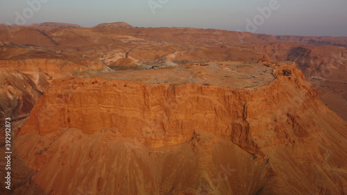Dead sea and Masada, Israel landscapes 