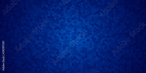 Triangular abstract background dark blue ocean 