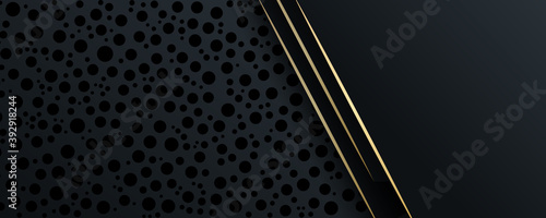 black and gold abstract background 